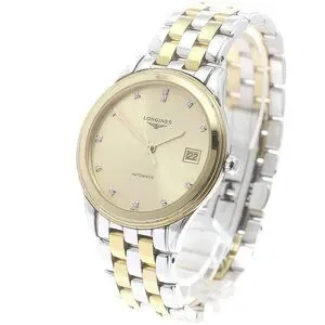 LONGINES Flagship L4.774.3 Date 12P diamond Automatic Men\'s Watch L47743577 Men main image 4